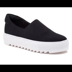 J Slides Sage Black Platform 7M